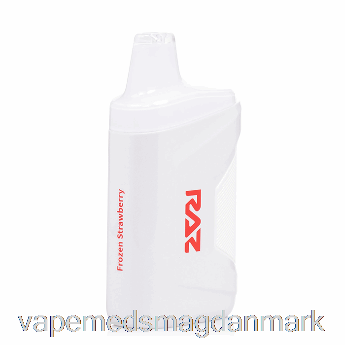 Vape Juice Raz Ca6000 0% Nul Nikotin Engangs Frosne Jordbær